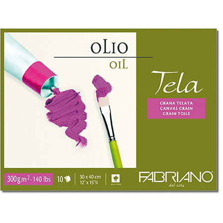 Fabriano : Tela : Oil Painting Paper : 300gsm : 50x65cm : 1 Sheet -  Fabriano : Tela - Fabriano - Brands
