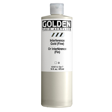 Golden Fluid Interference - acrylique extra-fine - flacon 473ml