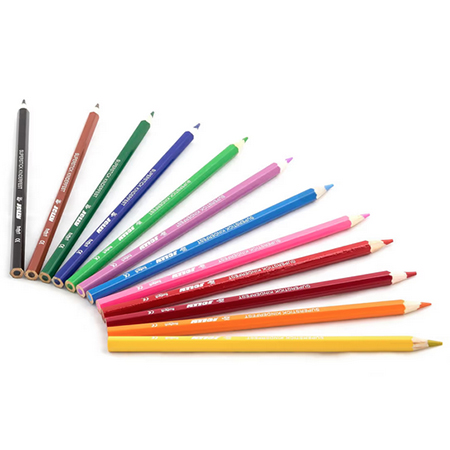 Jolly Supersticks - coloured pencil