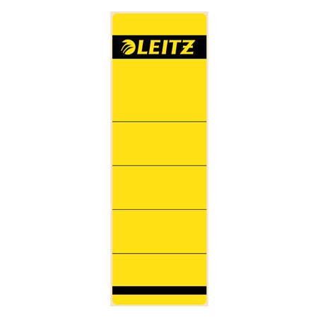 Leitz Pakje van 10 zelfklevende rugetiketten - 61x192mm - geel