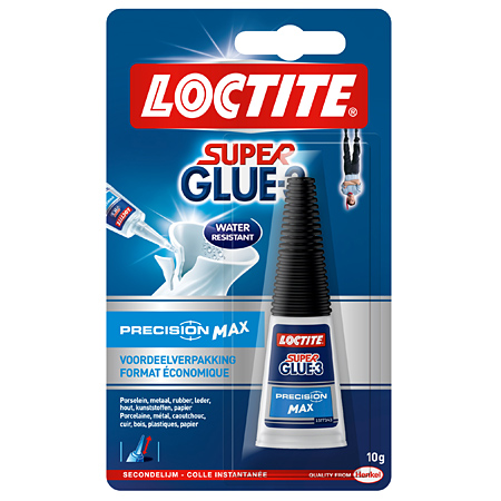 Loctite Super Glue-3 Precision - super strong instant glue - bottle with  extra long nozzle - Schleiper - e-shop express