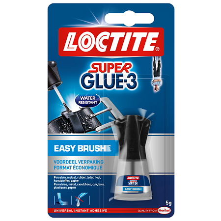 Loctite Super Glue-3 Easy Brush - super strong instant glue - 5g bottle  with brush applicator - Schleiper - Complete online catalogue
