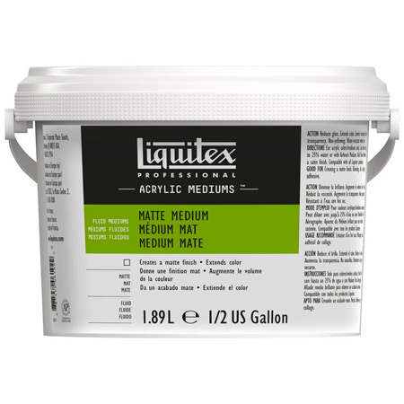 Liquitex Professional - médium mat - pot 1,89L