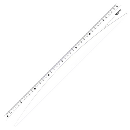 Maped Plat liniaal in transparant plastic