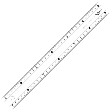 Maped Plat liniaal in transparant plastic - 30cm