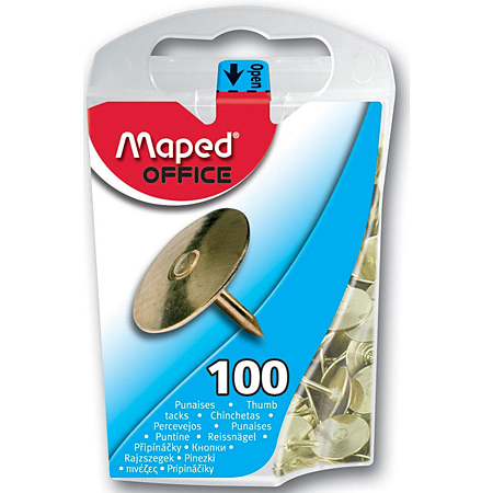 Maped Doos van 100 verkoperde punaises - diameter 10mm