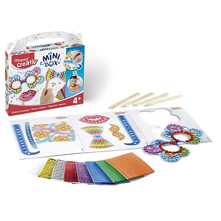 Maped Creativ Mini Box - stickers mosaïque - crée tes accessoires de déguisement avec des stickers mosaïque