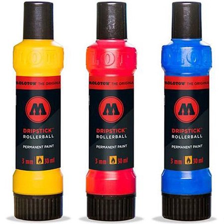 Molotow Permanent Paint Dripstick Rollerball - 3mm applicator - 30ml