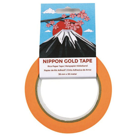 Nippon Gold Tape - masking tape in rice paper - roll 38mmx50m