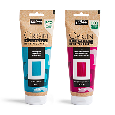 Pébéo Origin Acrylics High Viscosity - fine acrylic - 120ml tube