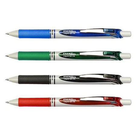 Pentel Energel Eco - gel ink rollerball - retractable - refillable - small point (0,7mm)