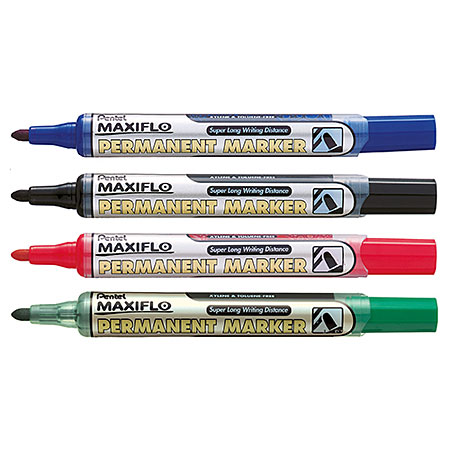 Pentel Maxiflo NLF50 - permanent marker - round tip (4,5mm) - Schleiper -  Complete online catalogue