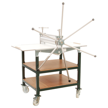 Schleiper HPODW - support table for press HP - with 2 boards & 4 castors