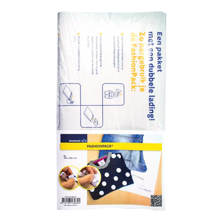 Raadhuis Fashionpack - pack of 5 envelopes for clothing items - 265x450mm - white