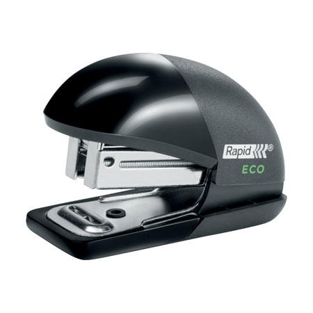 Rapid ECO - mini stapler - 1mm stapling capacity (10 paper) - black