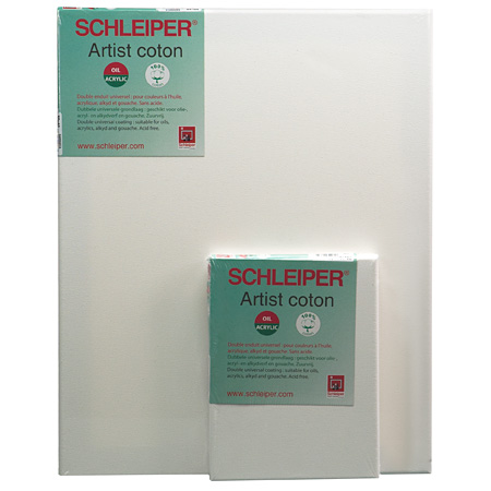 Schleiper Artist Cotton- stretched canvas - 100% cotton - universally primed - thickness 17mm