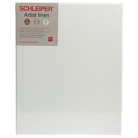 Schleiper Artist Linen 3D - stretched canvas - 100% linen - universally primed - thickness 35mm