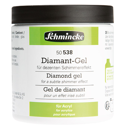 Schmincke Diamond Gel - médium gel avec particules de verre - pot 250ml