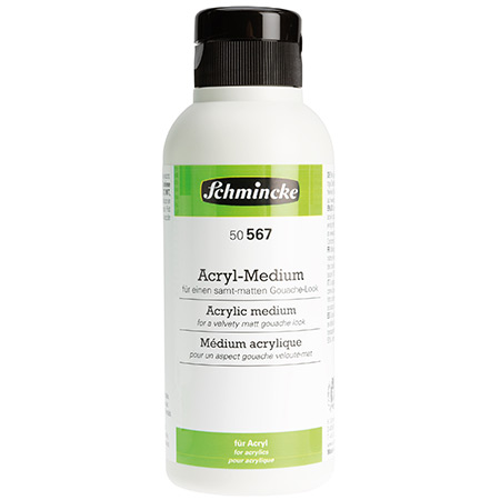 Schmincke Acrylic Medium - médium acrylique - mat - flacon 250ml