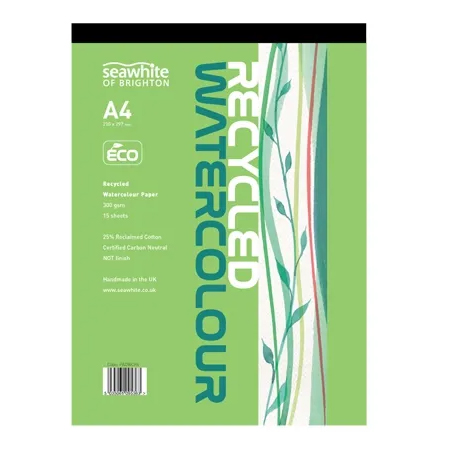 Seawhite Recycled Watercolour pad - 15 sheets 300g/m² - cold pressed