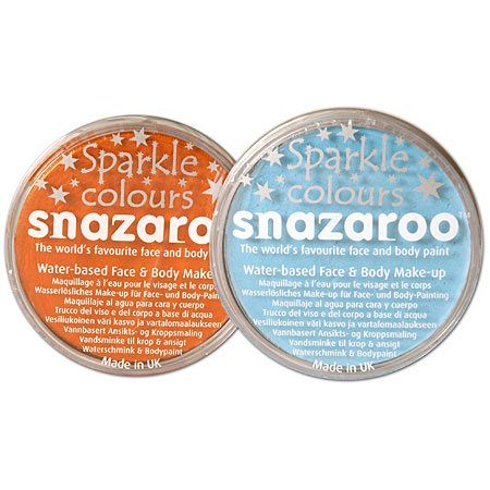 Snazaroo Sparkle Colours - gezicht-& lichaamkleur op waterbasis - 18ml