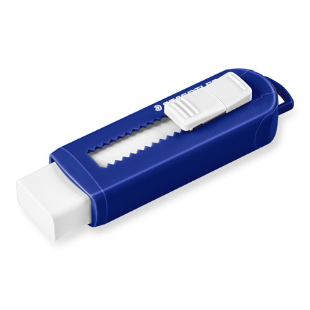 Staedtler Eraser with plastic plunger - blue