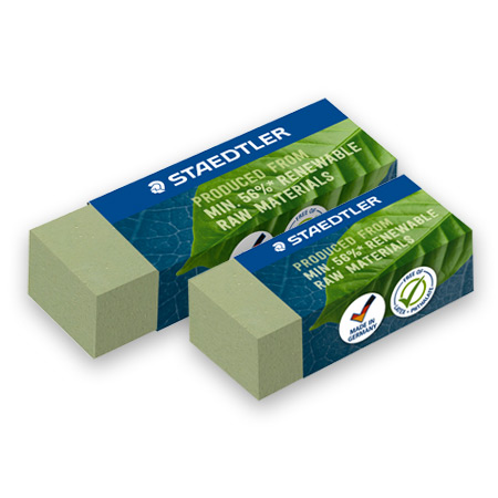 Staedtler Rectangular eraser - green