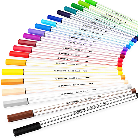 Stabilo Pen 68 Brush Marker - Lilac