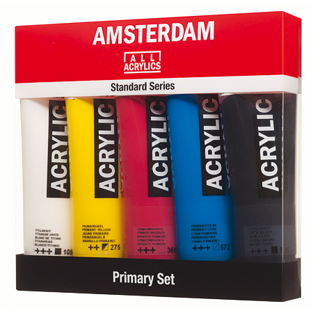 Talens Amsterdam Standard Series - fine acrylic set - 5 assorted
