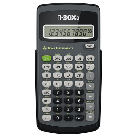 Texas Instruments TI-30Xa - calculatrice scientifique