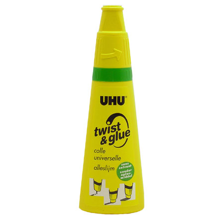 UHU Twist & Glue - colle universelle liquide sans solvant - flacon  applicateur 38g - Schleiper - e-shop express
