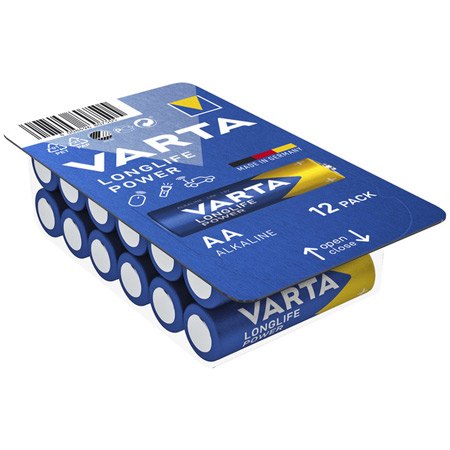 Varta Longlife Power - box of 12 alkaline batteries - 1,5V