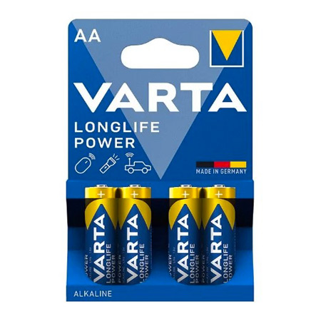 Varta Longlife Power - pakje van 4 alkalisch batterijen - 1,5V