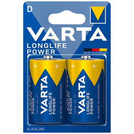 Varta Longlife Power - pakje van 2 alkalisch batterijen - 1,5V