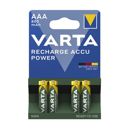 Varta Pakje van 4 oplaadbare batterijen - NiMH - 1,2V