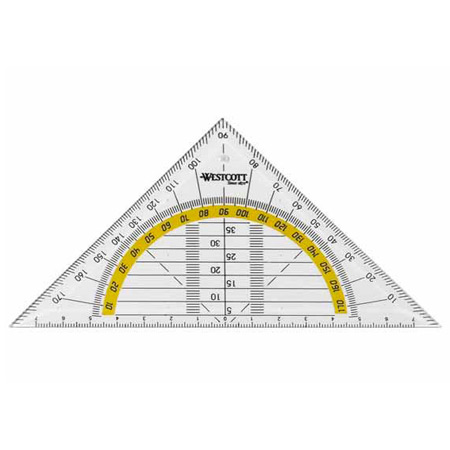 Westcott Geometry set square - 14cm