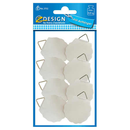 Avery Zweckform ZDesign Home - pack of 8 triangular hangers - 30mm - up to 1200g