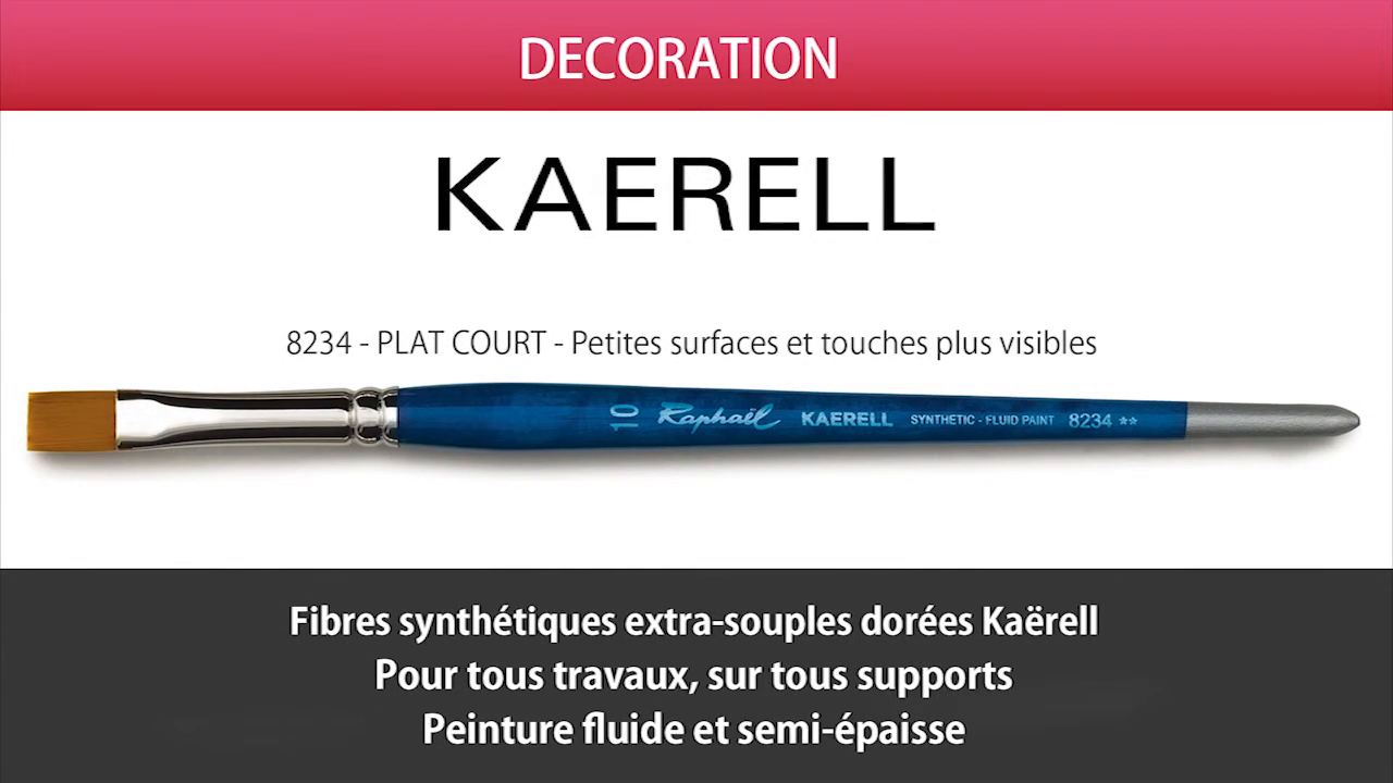 Pinceau Raphaël en Kaêrell série 8244 n°4