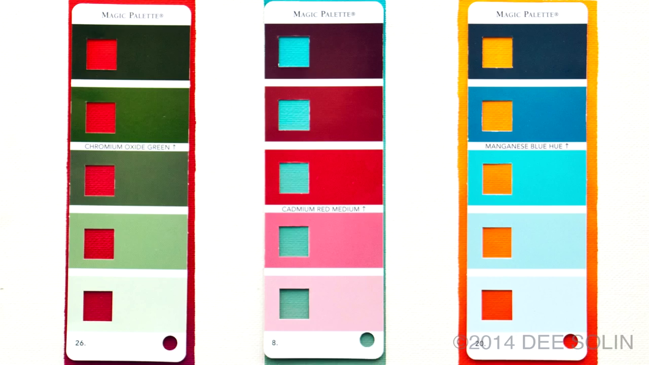 Guide de mélange de couleurs Magic Palette pour 324 couleurs